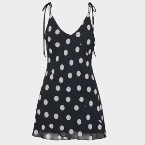 Black and White Polka Dot Dress